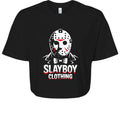 Vorhees Mask Ladies Crop - Slayboy Clothing