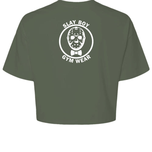 DEATH TO WEAK REPS CROP - Slayboy Clothing