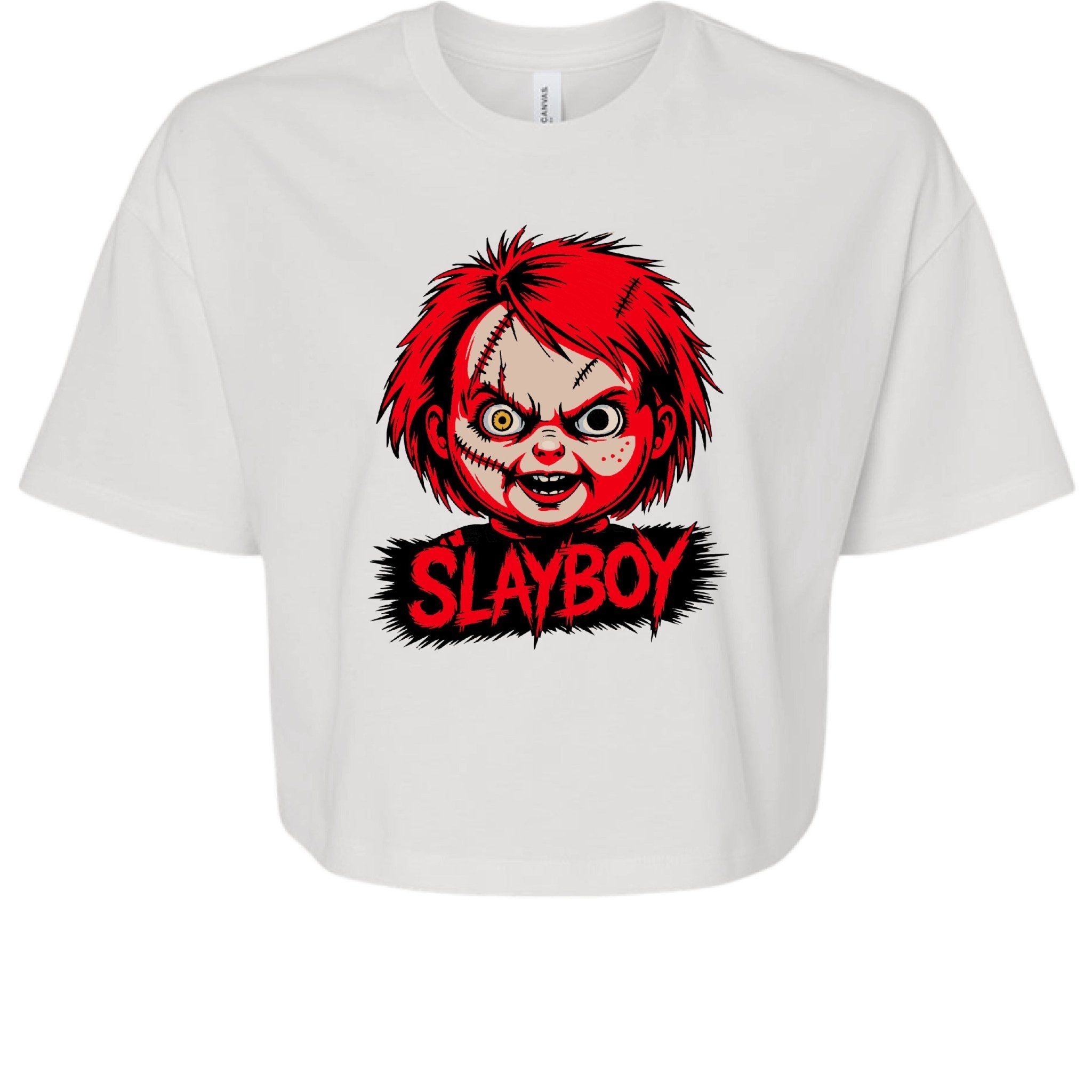 Chucky 1 Crop Top - Slayboy Clothing