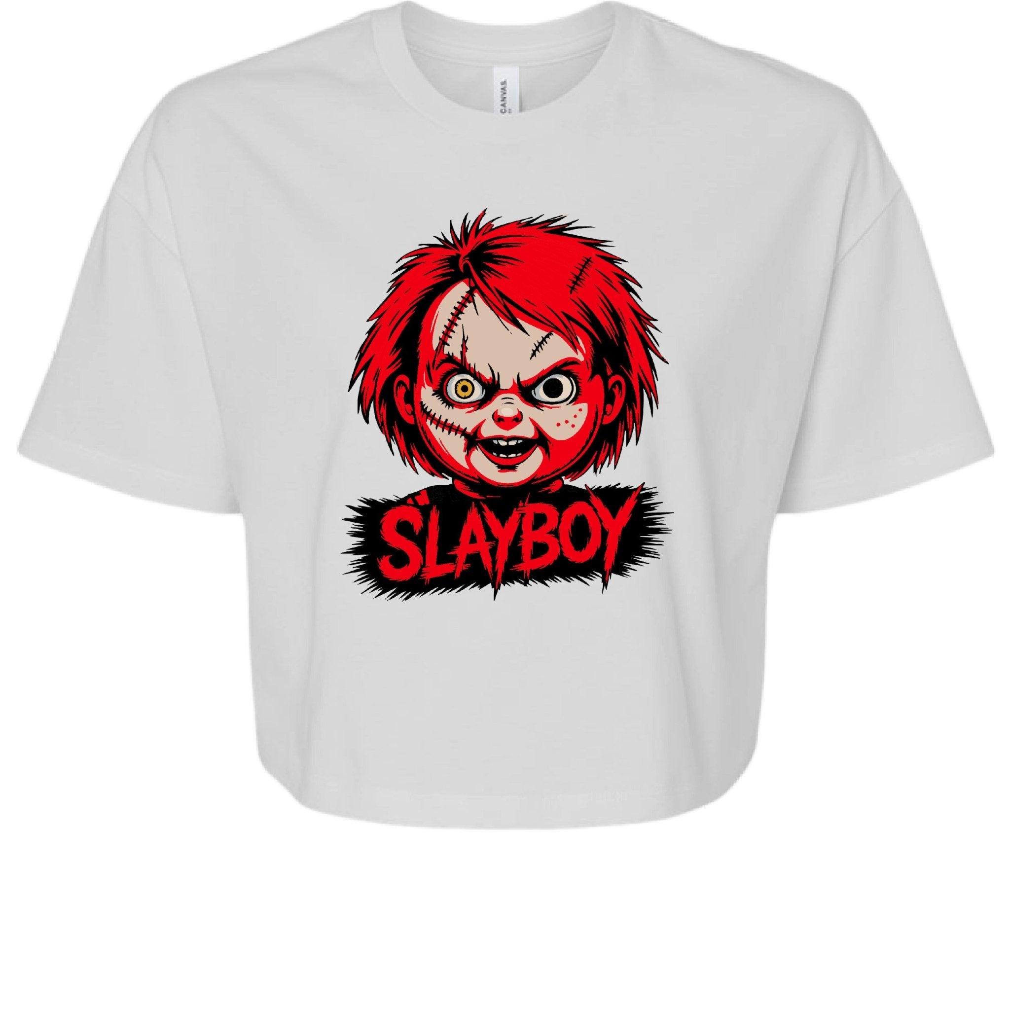 Chucky 1 Crop Top - Slayboy Clothing