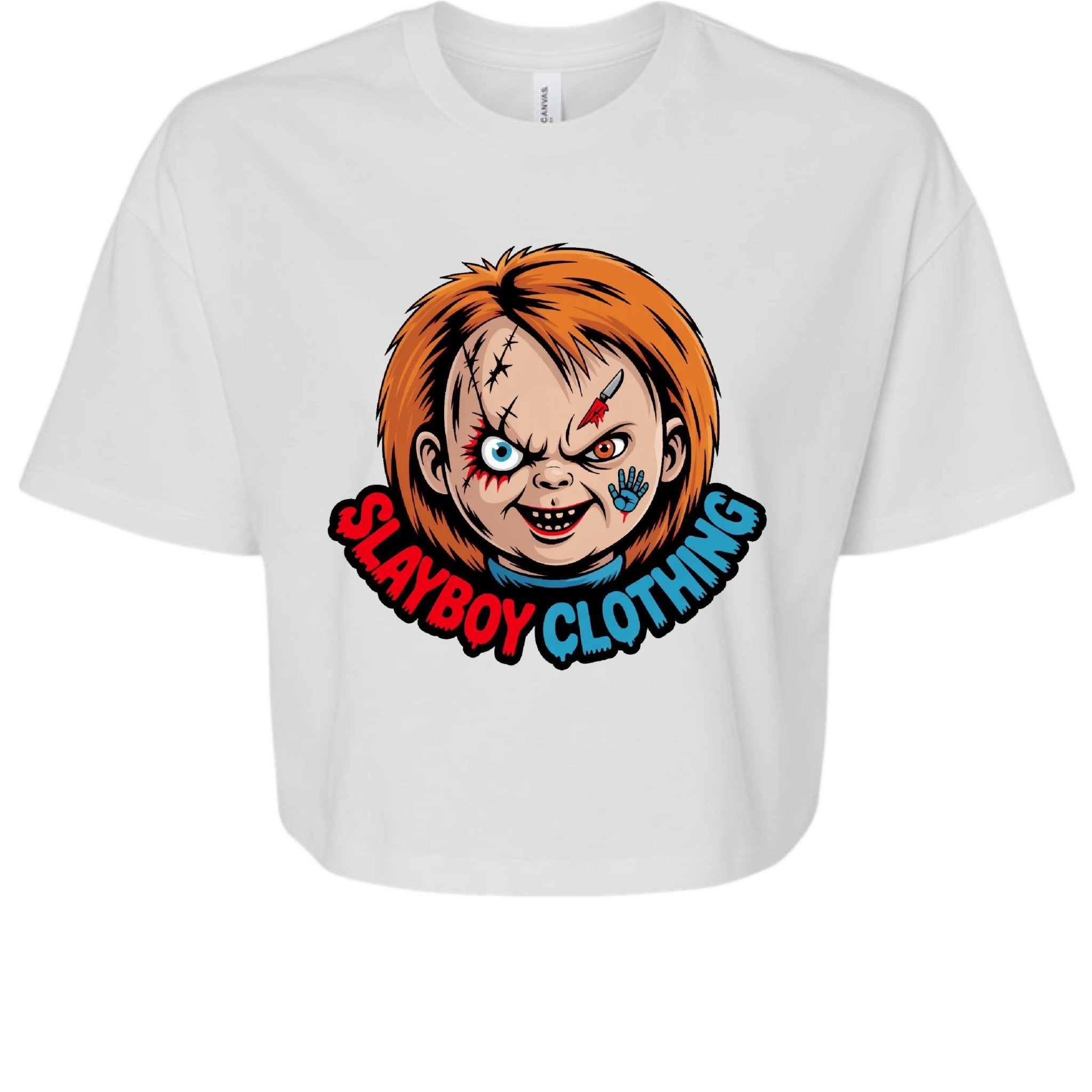 Chucky 2 Crop Top - Slayboy Clothing