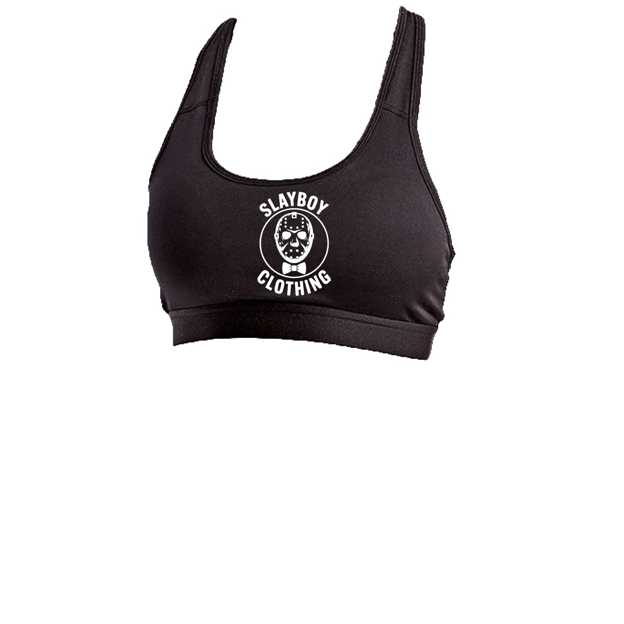 Jason Logo Sports Bra - Slayboy Clothing