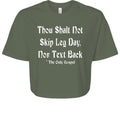 Thou Shalt Crop Top - Slayboy Clothing
