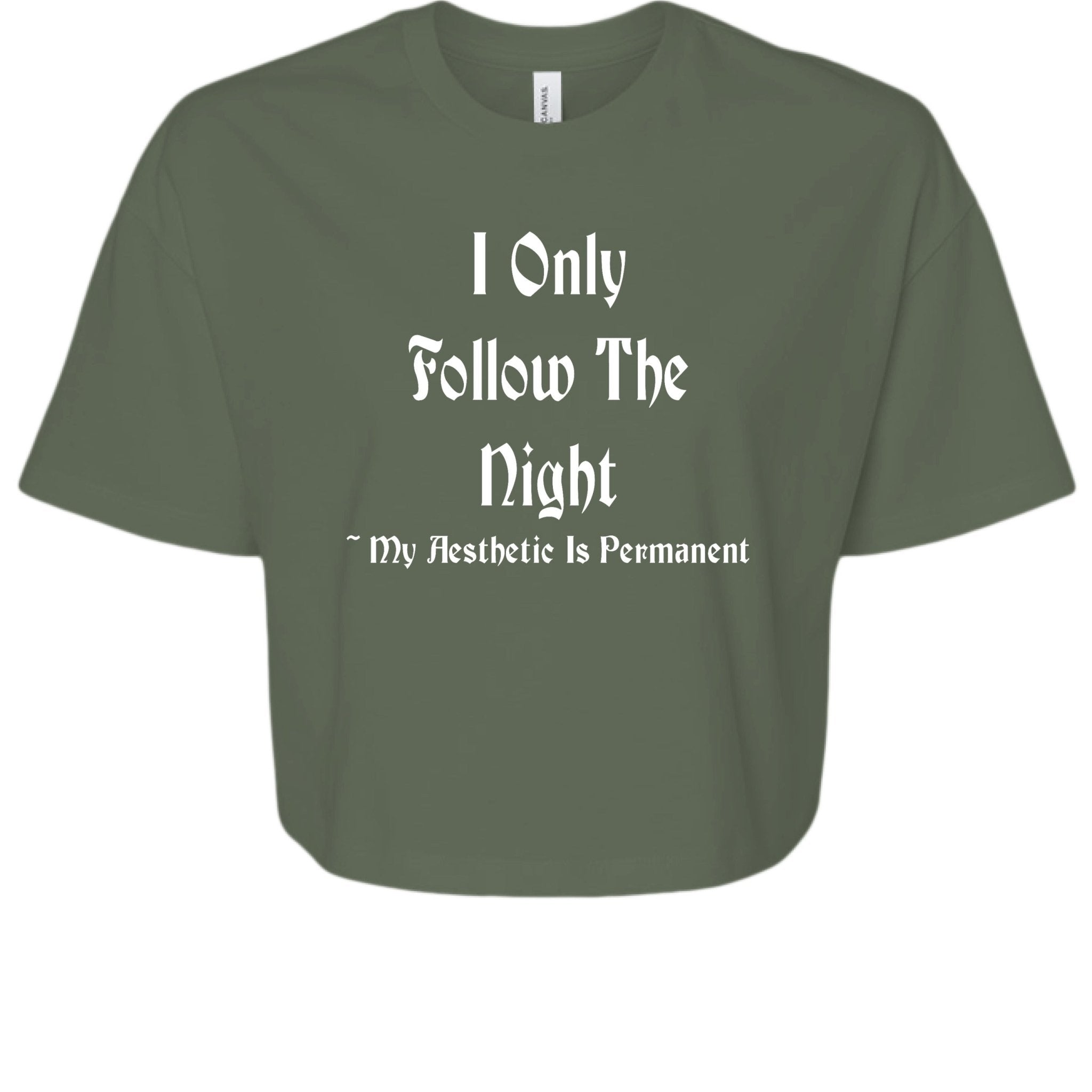 The Night Crop Top - Slayboy Clothing