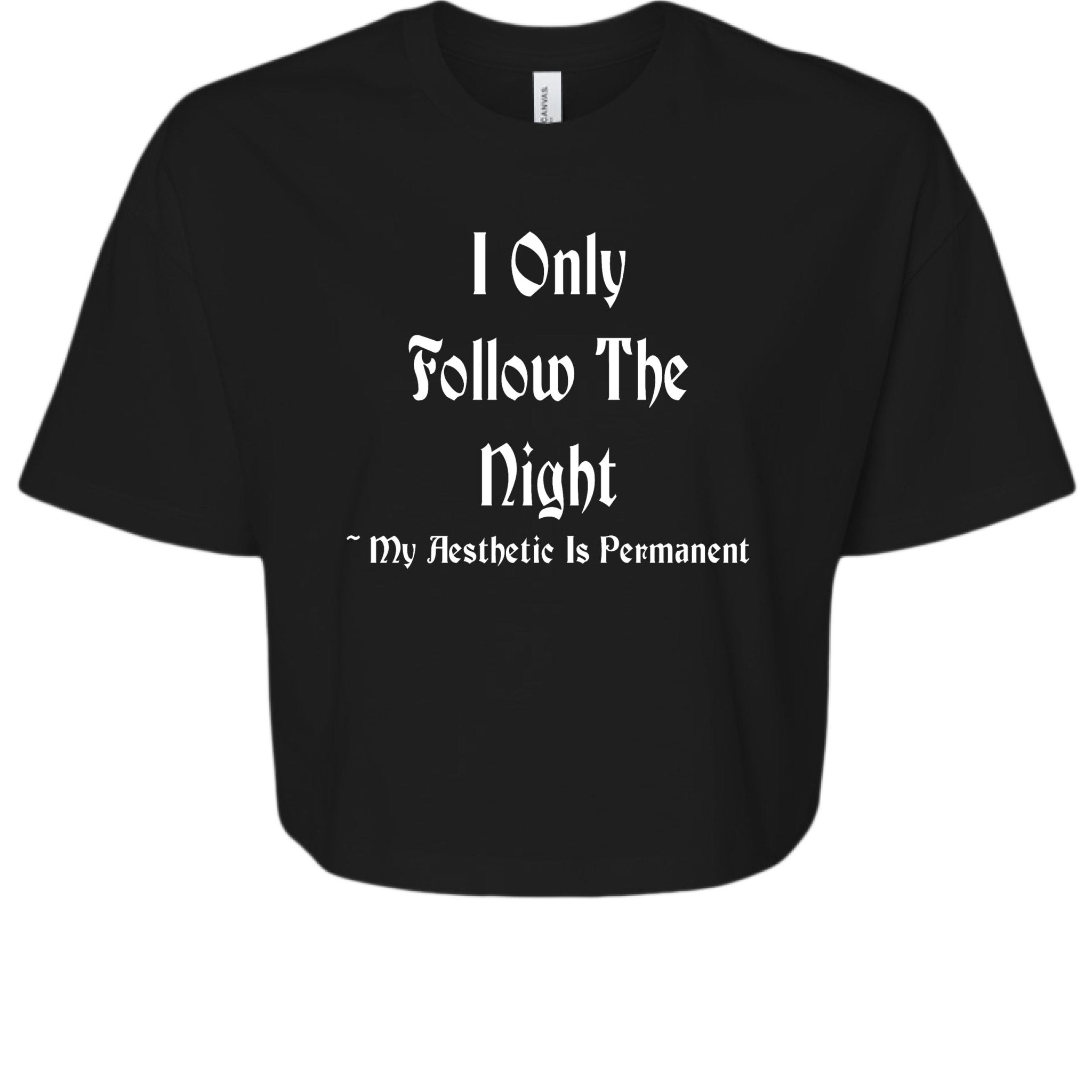 The Night Crop Top - Slayboy Clothing